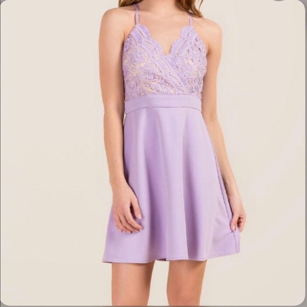 Francesca’s new with tags lilac dressed an extra small